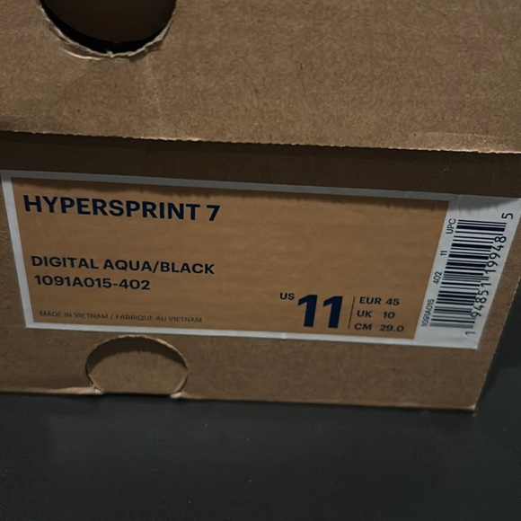 Hyper sprint 7 running shoes. Worn once - Picture 2 of 3